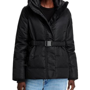 캐나다구스 새틴 후드 벨트 코트 McKenna Satin Hooded Belted Coat 4462728