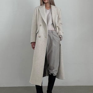 노타 클래식 더블 크림 울 코트 CLASSIC DOUBLE WOOL COAT CREAM N21CO129CM 26782807