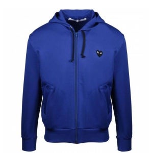 꼼데가르송 남성 블랙 하트 와펜 후드 집업 AZ T254 051 2 티셔츠 AZT2540512 P1T254 51131480