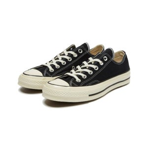 컨버스 공용 척테일러 70 로우탑 캔버스 스니커즈 블랙 162058C 1970 로우 빈티지 5510147971