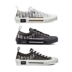 디올 오블리크 로우탑 컨버스 스니커즈 화이트 블랙 3SN249YJP H069 25SS 옴므 B23