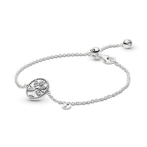 판도라 597776CZ 여성 팔찌 트리 오브 라이프