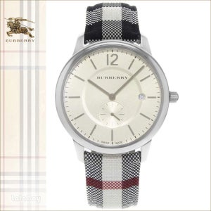 버버리 남성시계 클래식 호스페리 체크 BU10002 쿼츠 40mm 패브릭 가죽 BU10002