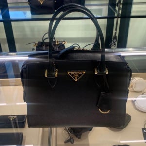 프라다 사피아노 블랙 탑핸들 토트 크로스백 1BA164 여성 57733002