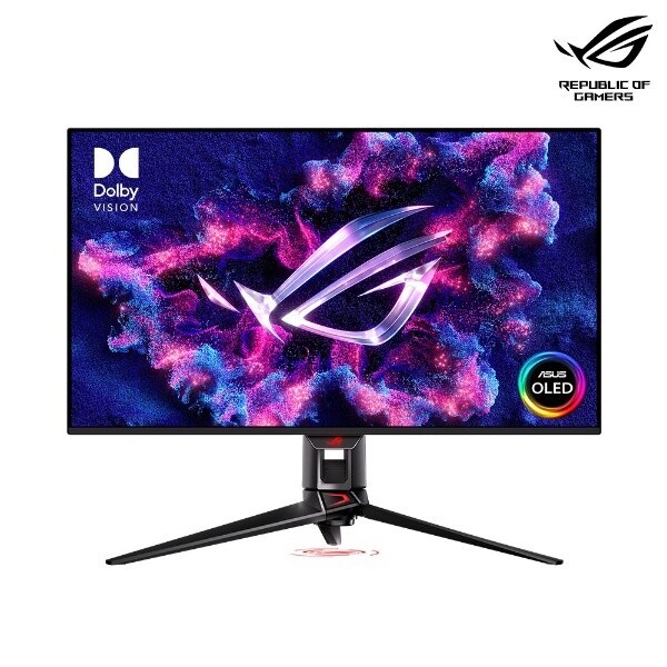 ASUS ROG SWIFT PG32UCDM 82Cm(32) QD-OLED 평면 4K UHD 240Hz 게이밍 모니터 3년보증