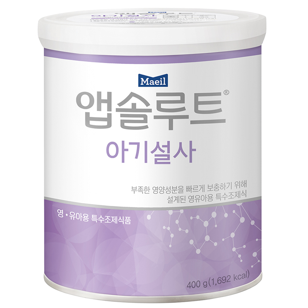 매일 앱솔루트 NEW 아기설사 분유 400g 3캔