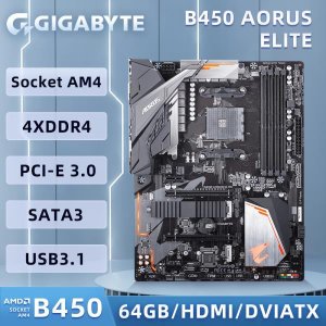 기가바이트 309279 B450 AORUS Elite V2 마더보드 AMD Series