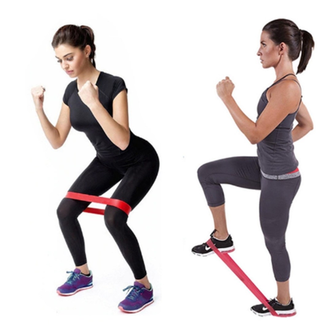 초보자 홈트레이닝 고무밴드 전신운동 재활치료 세트 5P