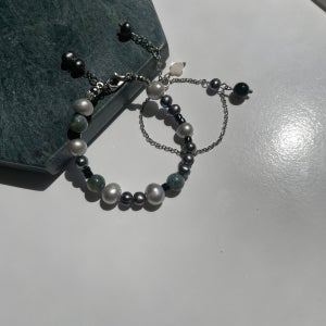 세트할인(작가추천)✨담수진주 데이지그레이 세트 , 제이미가