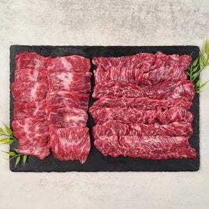 일석이조 한우 투플 앞치마살+업진안살 600g(3-4인분)