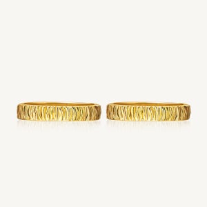 [수앤진골드] 베이직 우드 커플링 반지 24K 순금 3.75g 베이직우드_커플R