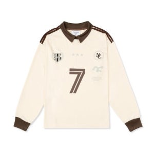 [노이커먼] NC 풋볼 저지 롱슬리브 티셔츠 옐로우 NC23FA-TS-10-YE