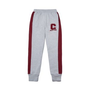 [챔피온]  Champion 남녀공용 Reverse Weave  캠퍼스 컬러블록 기모 조거팬츠 그레이 CKPA2F309G2