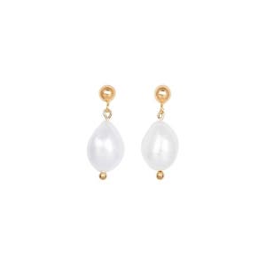 [러파인드] Refined Petit Freshwater Pearl Drop Earrings (Sterling Silver)