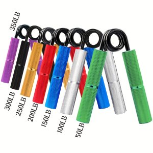 1p 금속 그립 강도 조절기, 50LB-350LB 저항 트레이너, 손목과 전완 손 운동기, 근력 훈련용, 손 재활용