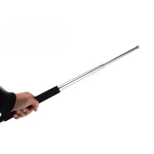 셀프디펜스 진압 특542G 고탄소강 640MM 삼단봉 실버