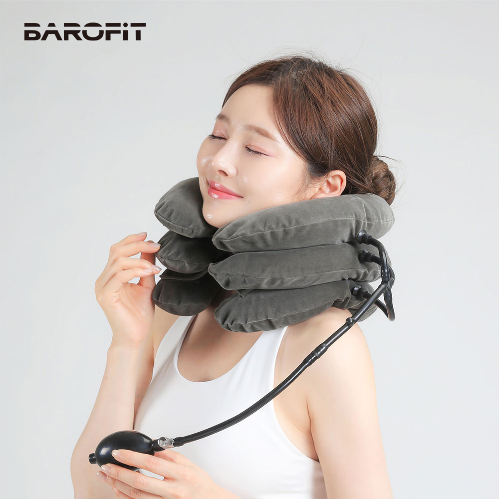 메디테크 바로핏 목 견인기 보호대 거북목 교정 일자목 견인 치료기 디스크 통증 교정기 의료기기