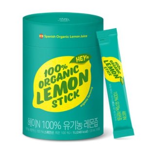 대상웰라이프 헤이N 레몬 100% 유기농 레몬즙 (20ml x 50포) 100% 스페인산 유기농 레몬