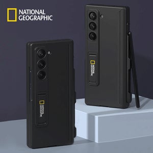 내셔널 지오그래픽 마그네틱 힌지 커버 스탠드 케이스[S펜홀더] Z폴드6 5