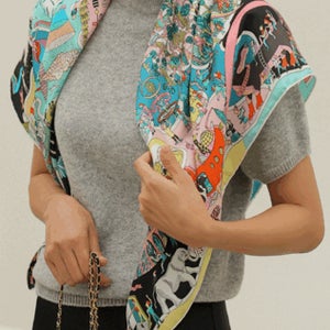 샤를린 실크 스카프