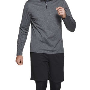 [테슬라] 기모 플리스 러닝 쿼터집업 트레이닝 티셔츠 5005840450