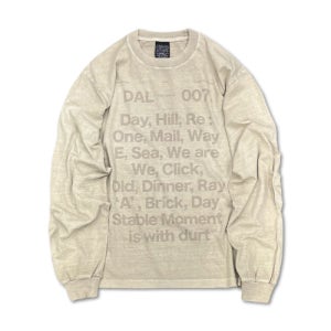 [더트] OUR DAILY LONG SLEEVE TEE (PIGMENT BEIGE) M122341123