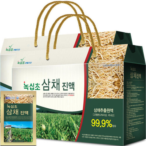 삼채 진액 2박스60포/식이유황/국내산 삼채 99.9%
