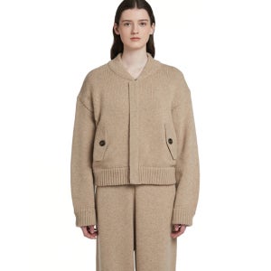 트렁크프로젝트 Zip Bomber Cardigan_Beige