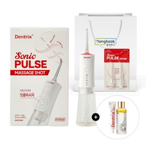덴트릭스 소닉펄스 마사지샷 구강세정기+노즐2p