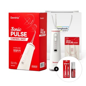 동국제약 덴트릭스 소닉펄스 컨트롤샷 구강세정기+ 공용 노즐 2P
