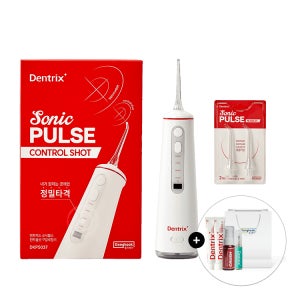 동국제약 덴트릭스 소닉펄스 컨트롤샷 구강세정기+ 공용 노즐 2P
