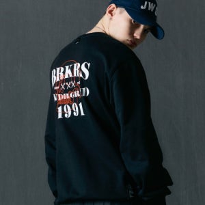 [제이미웨스트] 브레이커스 맨투맨 (블랙) JUC-TS913BK1