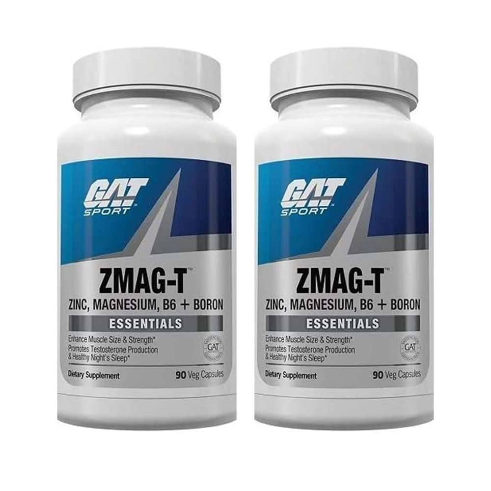 <b>GAT</b> Sport 지맥-티 90정 2병 아연 마그네슘 <b>비타민 B6</b> 보론 Essentials ZMAG-T Zinc Magnesium + Boron 90 Veg Capsules  1개