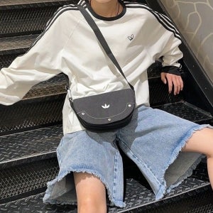 아디다스 오리지널 데님 미니 숄더백