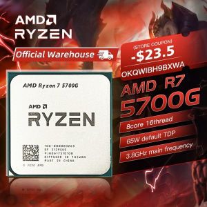 AMD Ryzen 5 7600X CPU 프로세서 소켓 쿨러 없음 신제품