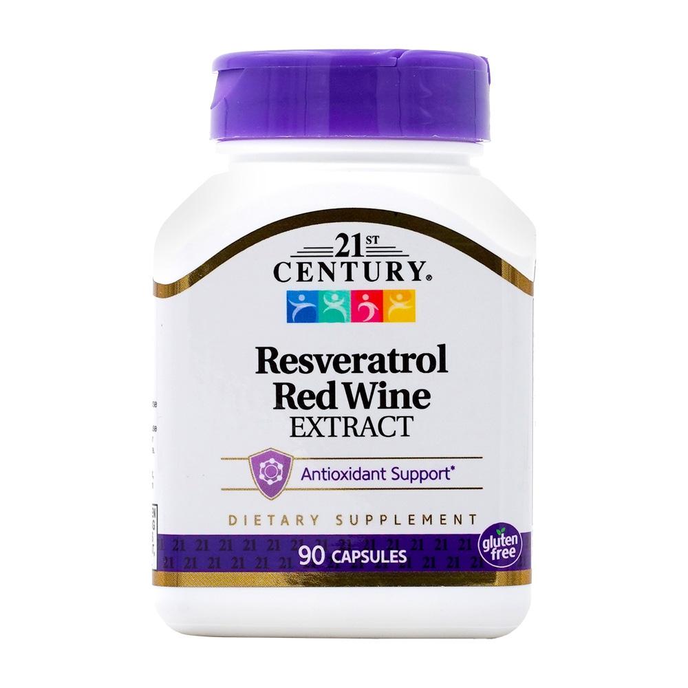 21세기 센트리 <b>레스베라트롤 레드 와인 추출물</b>, 90 캡슐