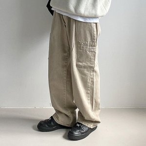 사일런스 워싱 포켓 와이드 팬츠,키작은남자,키작남,코디