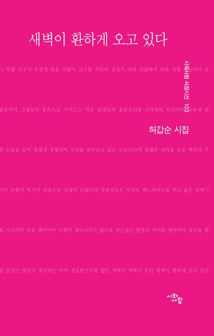 새벽이환하게오고있다:허갑순시집