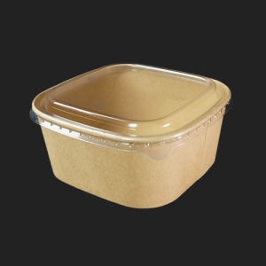 1400ml 크라프트 정사각용기 HC1400 -300개입