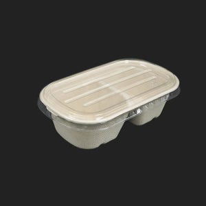 700ml 2칸 신형 펄프용기 N702 -500개입