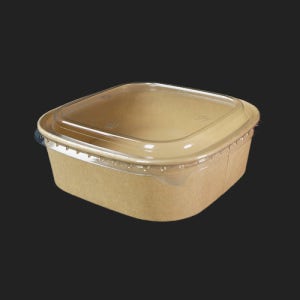 1000ml 크라프트 정사각용기 HC1000 -300개입