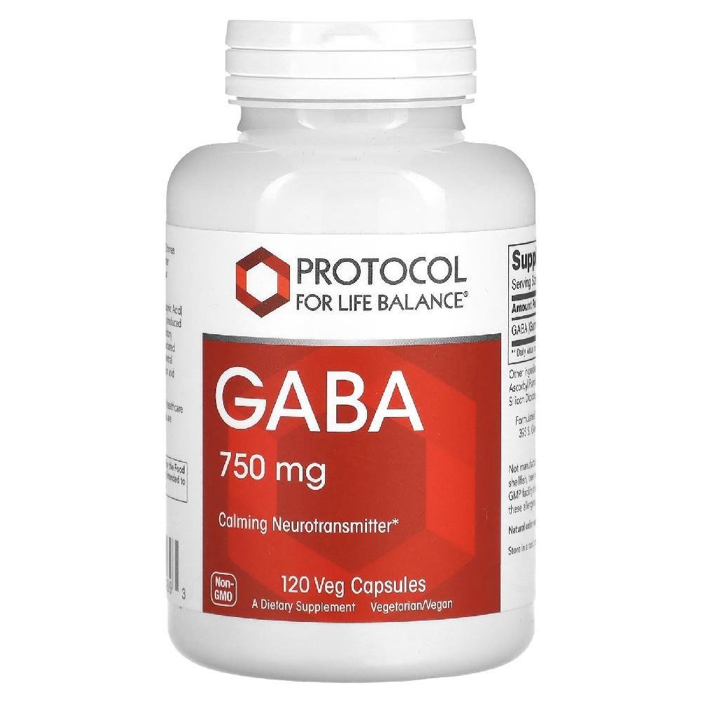 <b>프로토콜포라이프 발란스</b> 가바 750mg 120 캡슐GABA