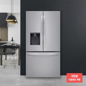 [한정수량 최대혜택가 142만원대] LG 프렌치디오스 얼음정수냉장고 F756SI14 716L