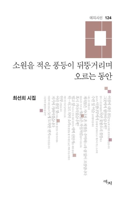 소원을적은풍등이뒤뚱거리며오르는동안:최선희시집