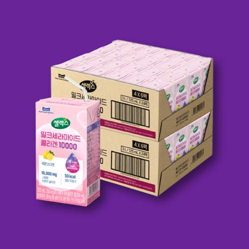 셀렉스 밀크세라마이드 <b>콜라겐 드링크</b> 10000 48팩 마시는<b>콜라겐</b> 액상