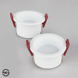 LED IOT 글레시 색변환 매입등 7W/12W 타공 55 75mm / 리모컨매입등 색변환조명 스마트다운라이트 주백색