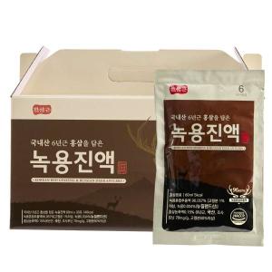 <b>한삼근</b> 홍삼 담은 <b>녹용진액 60ml</b> x 30포 15% 할인