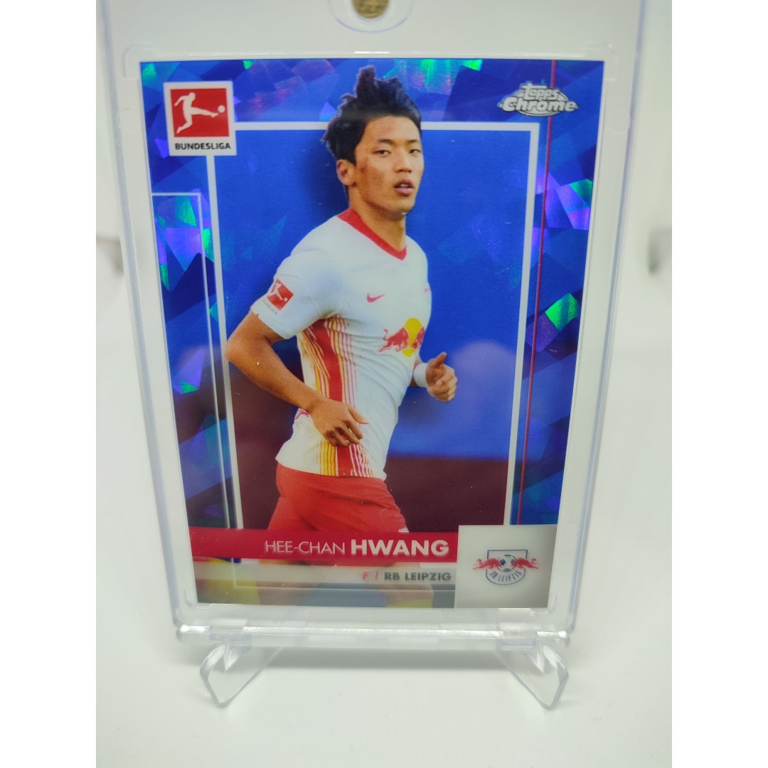2020 Topps Chrome 사파이어 60번 황희찬 Hee-Chan 분데스리가 축구 카드  1개