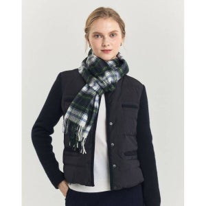 [헤지스 여성] 헤지스레이디스 24FW 니트 숏 경량 구스다운 점퍼 HSJU4D903N2