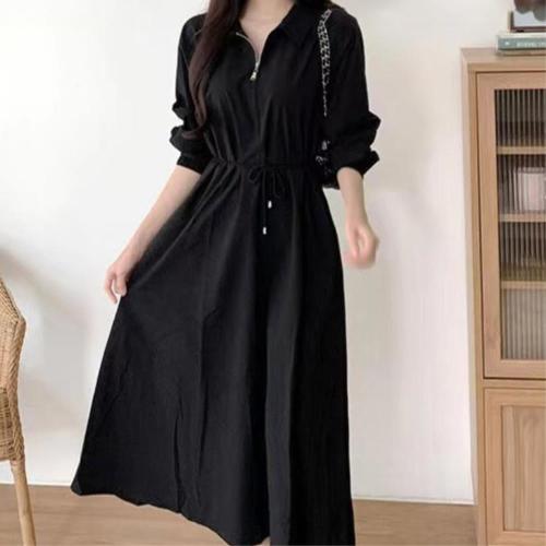 여자 카라긴팔원피스 캐주얼 20대 대학생 MZ세대 봄가을